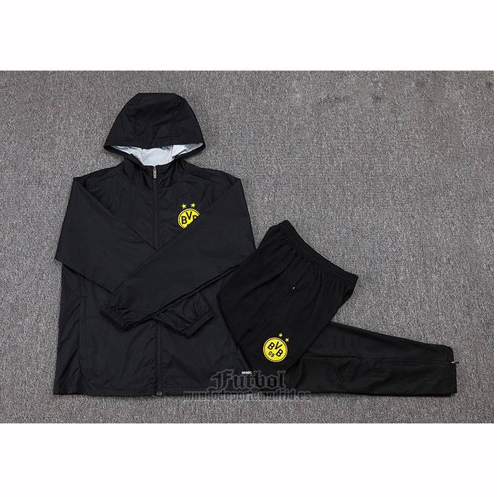 Chandal de Rompevientos del Borussia Dortmund 2025-2026 Negro